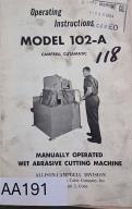 Allison-Cambell-Allison-Campbell- Manual Type: Operating Instructions, Model: 102-A-102-A-01